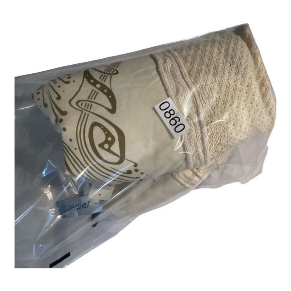 SideEffects Women’s Vintage Beige 80s Sweater Big Shoulder Pads Size 8 - Picture 16 of 16